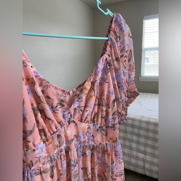 FLASH SALE ✨Pink Blush Maternity Dress - Picture 2 of 4